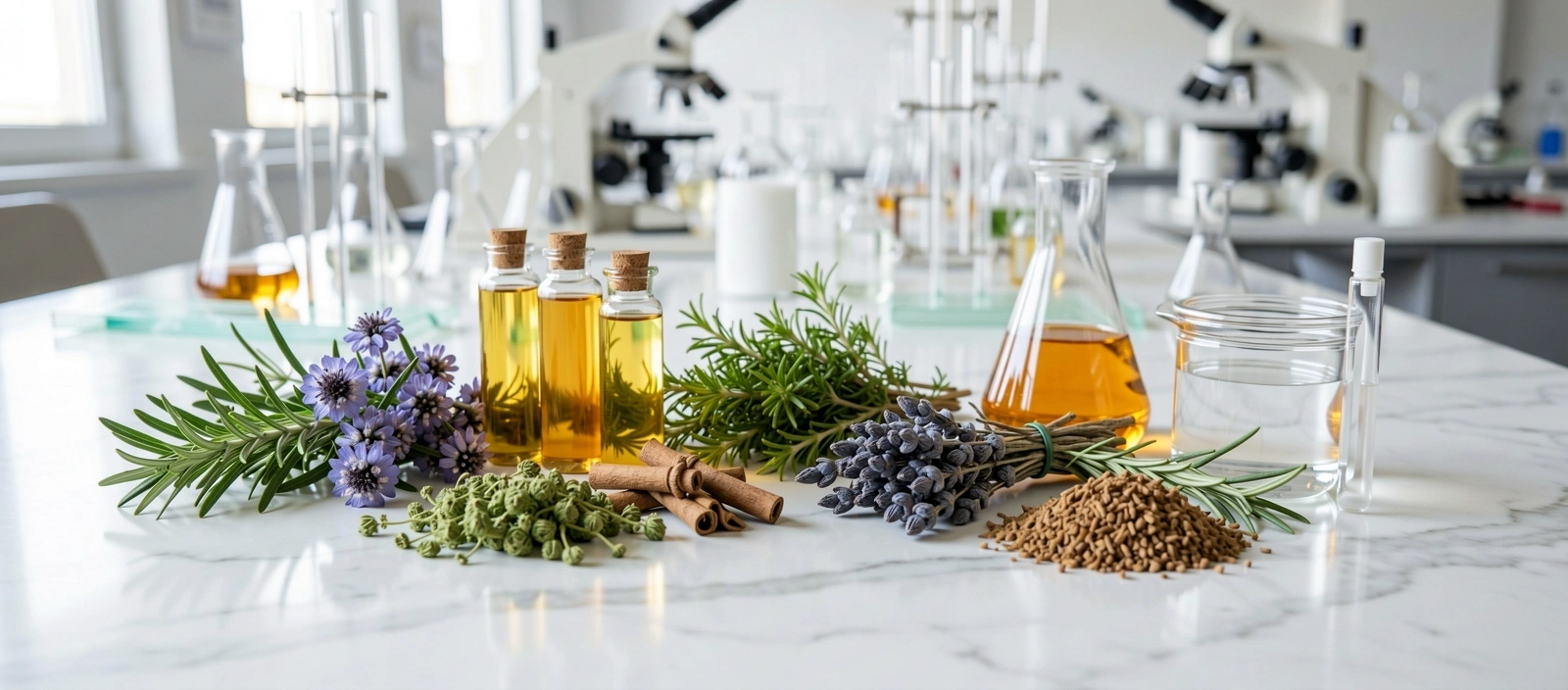 Ingredientes naturais e ciência